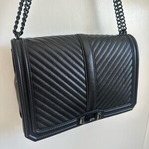 Rebecca Minkoff Chevron Quilted Love Crossbody Bag